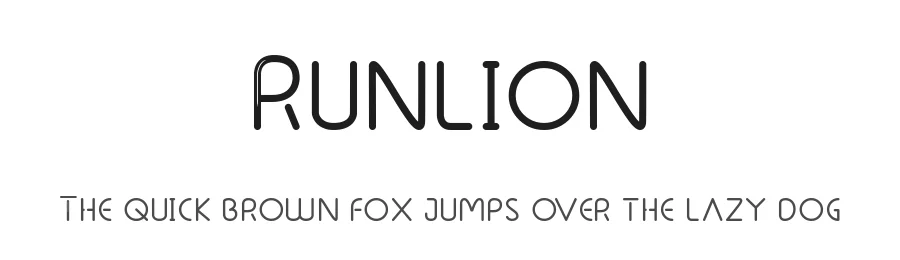 Runlion by Hedi Miftah — Sans Serif Font