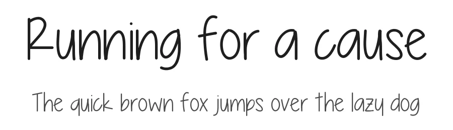 Running for a cause