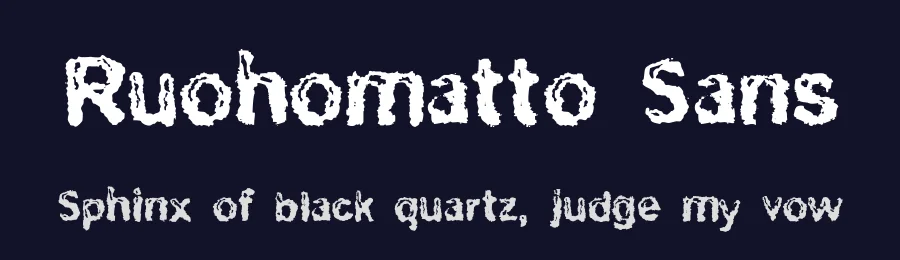 Ruohomatto Sans by Bumbayo Font Fabrik — Decorative Font — thumbnail 2