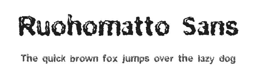Ruohomatto Sans by Bumbayo Font Fabrik — Decorative Font
