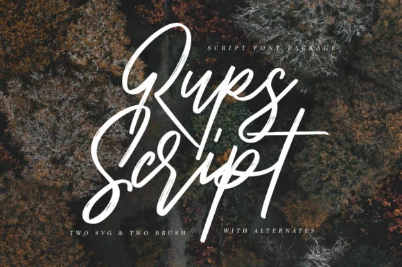 Rups Script Font by Maulana Creative by Maulana Creative — Script Handwritten Font — thumbnail 5