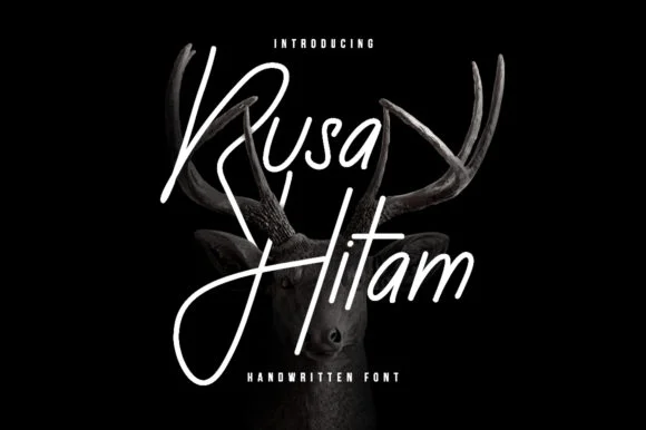 Rusa Hitam Font by Maulana Creative — Script Handwritten Font