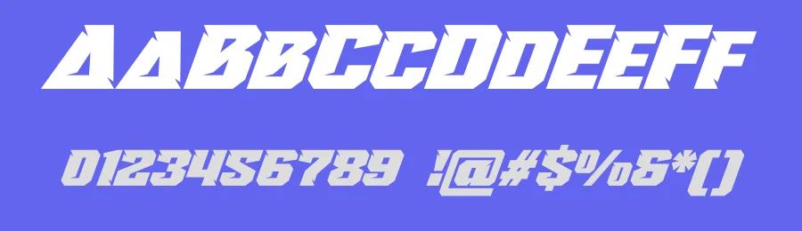 Rush Driver by RantautypeStudio — Display Font — thumbnail 3