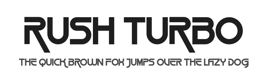 Rush Turbo by Storytype Studio — Display Font