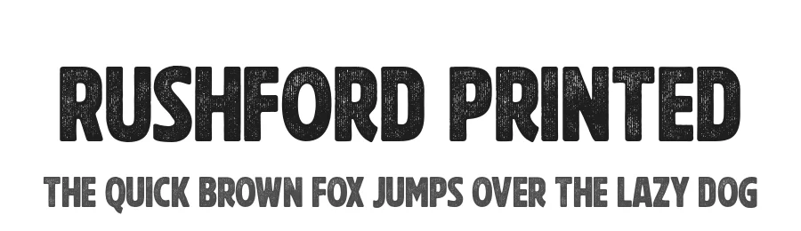Rushford Printed