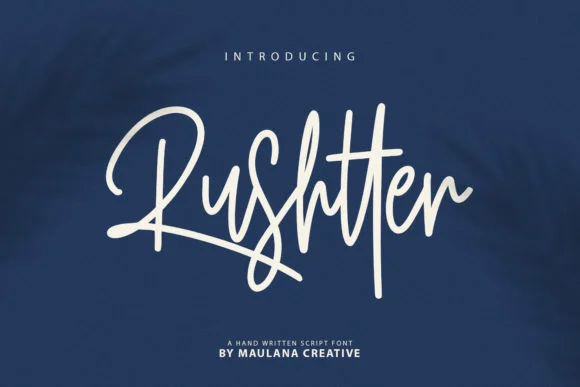 Rushtter Font by Maulana Creative — Script Handwritten Font — thumbnail 2