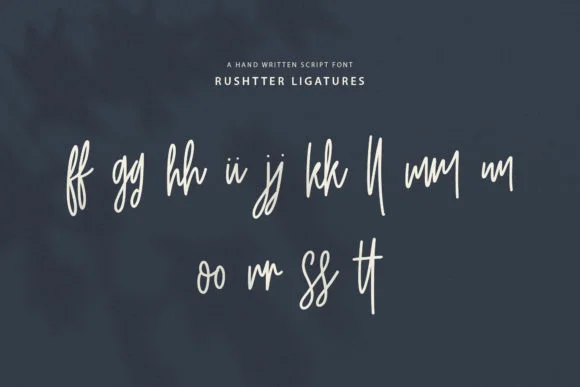 Rushtter Font by Maulana Creative — Script Handwritten Font — thumbnail 4