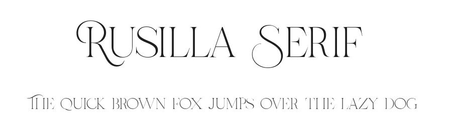 Rusilla Serif