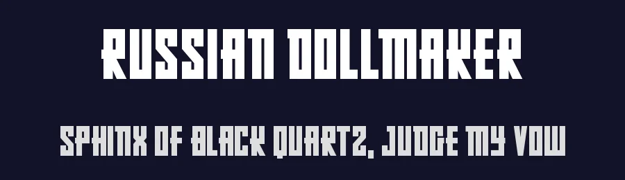 Russian Dollmaker by Hawtpixel — Decorative Font — thumbnail 2