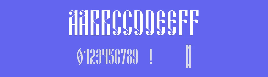 Russian Land by Vladimir Nikolic — Decorative Font — thumbnail 3