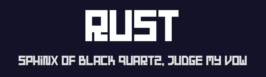 Rust by Ben Kohan — Display Font — thumbnail 2