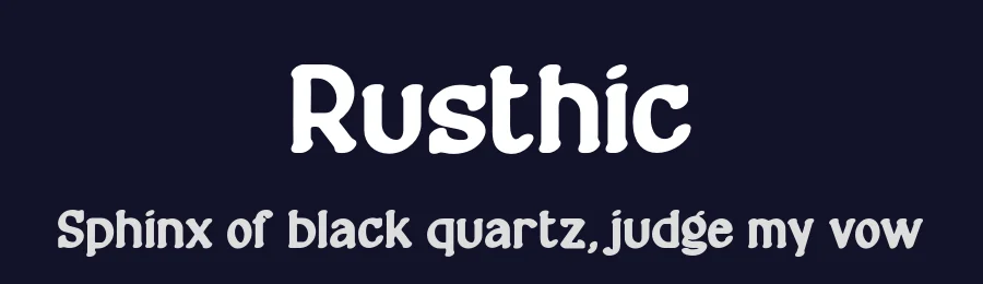 Rusthic by Vunira Design — Sans Serif Font — thumbnail 2