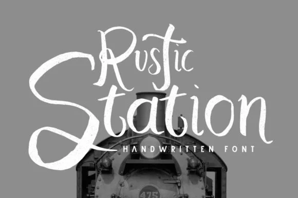 Rustic Station Font by Maulana Creative — Script Handwritten Font