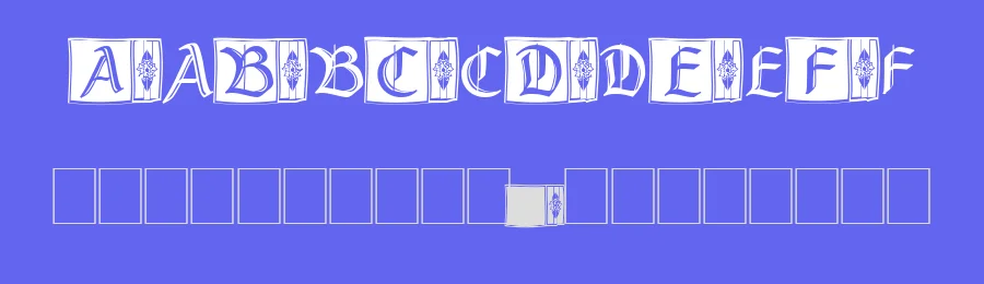 Rustick Capitals by Paul Lloyd — Blackletter Font — thumbnail 3
