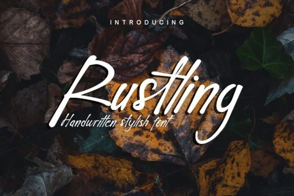 Rustling Font by Pidco.art — Script Handwritten Font