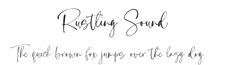 Rustling Sound