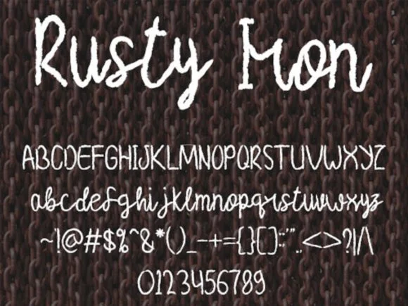 Rusty Iron Font by scriptstrategy — Script Handwritten Font — thumbnail 5