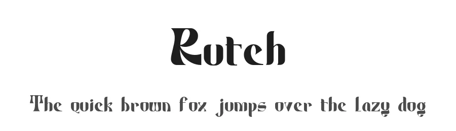 Rutch by Typetemp Studio — Decorative Font
