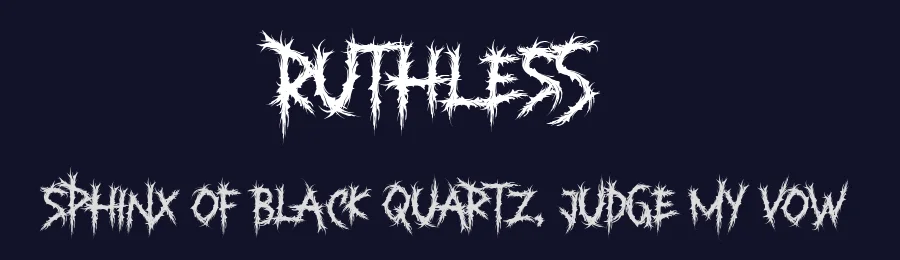 Ruthless by Lettersiro Studio — Decorative Font — thumbnail 2