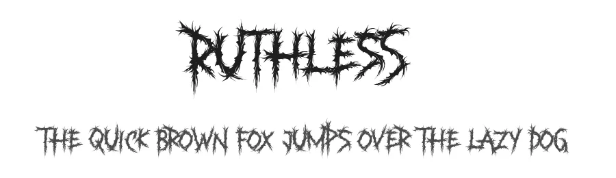 Ruthless by Lettersiro Studio — Decorative Font