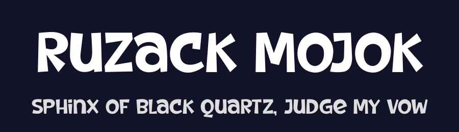 Ruzack Mojok by Storytype Studio — Decorative Font — thumbnail 2