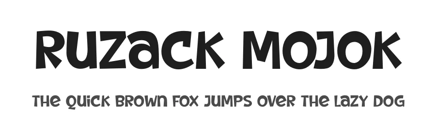 Ruzack Mojok by Storytype Studio — Decorative Font