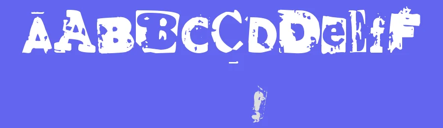 RvD Glued by Rich.vom.Dorf. — Decorative Font — thumbnail 3