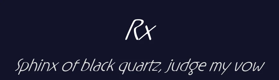 Rx by Apostrophic Labs — Decorative Font — thumbnail 2