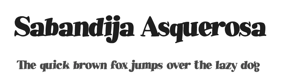 Sabandija Asquerosa by Woodcutter — Decorative Font