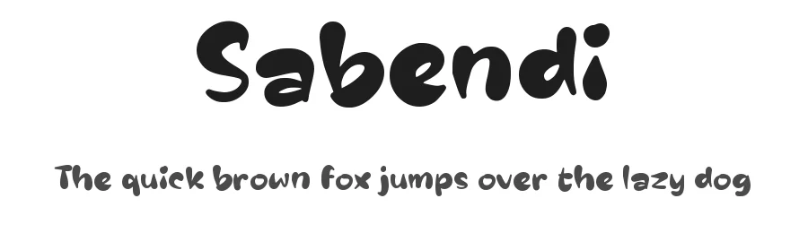 Sabendi by wepfont.com — Decorative Font