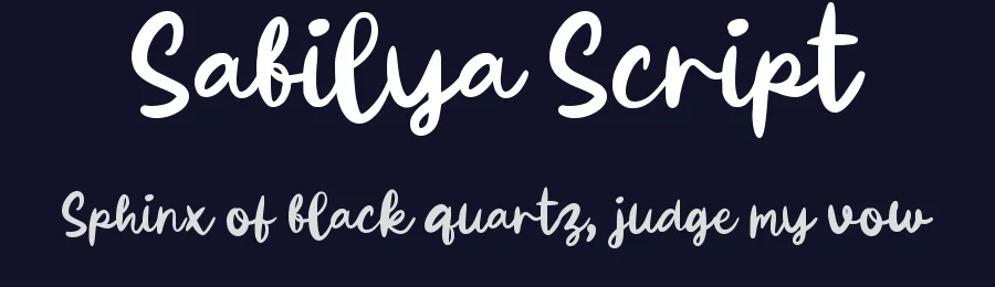 Sabilya Script by wepfont.com — Script Handwritten Font — thumbnail 2