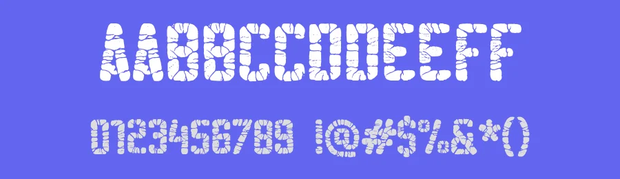 Sablon Washed by Youssef Habchi — Decorative Font — thumbnail 3