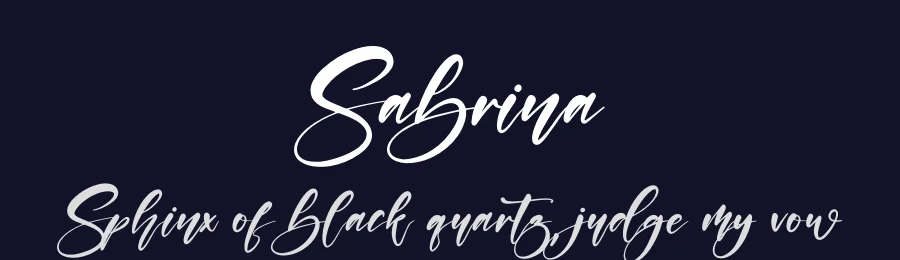 Sabrina by Letterena Studios — Script Handwritten Font — thumbnail 2