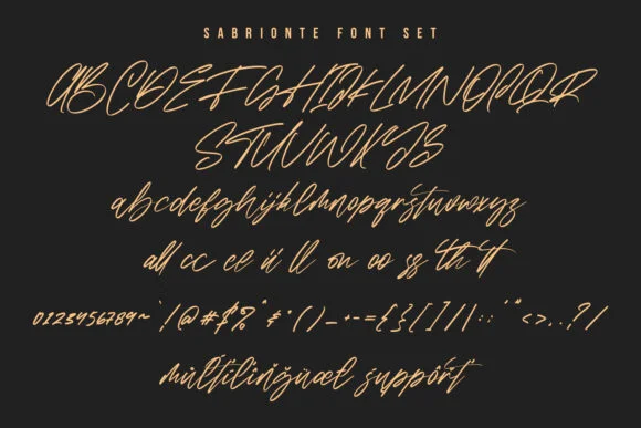 Sabrionte Font by Maulana Creative — Script Handwritten Font — thumbnail 8