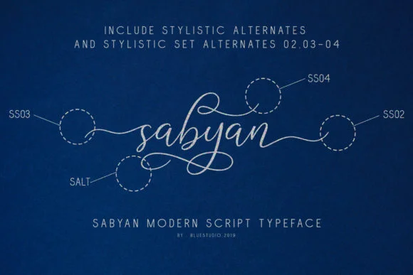 Sabyan Font by Bluestudio — Script Handwritten Font — thumbnail 5