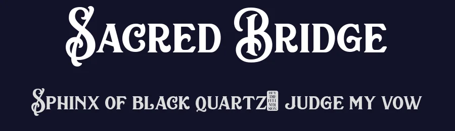 Sacred Bridge by Bombastype — Decorative Font — thumbnail 2
