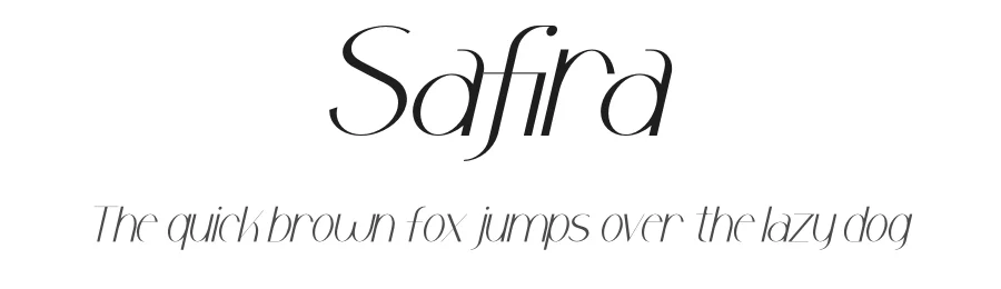 Safira by Storytype Studio — Serif Font