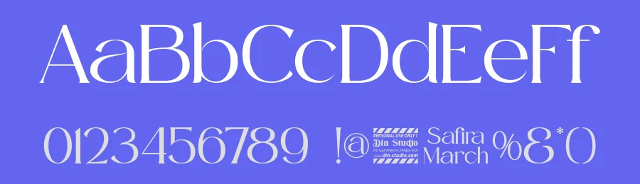 Safira March by Din Studio — Serif Font — thumbnail 3