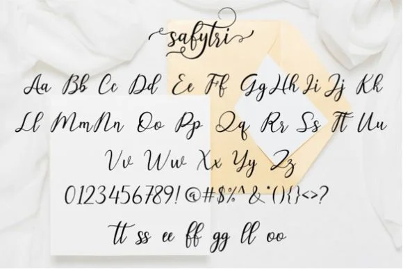 Safytri Font by syakaltype — Script Handwritten Font — thumbnail 9