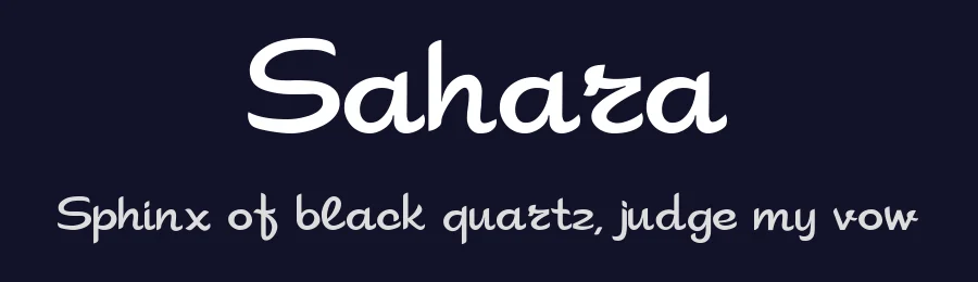 Sahara by Mario Arturo — Script Handwritten Font — thumbnail 2