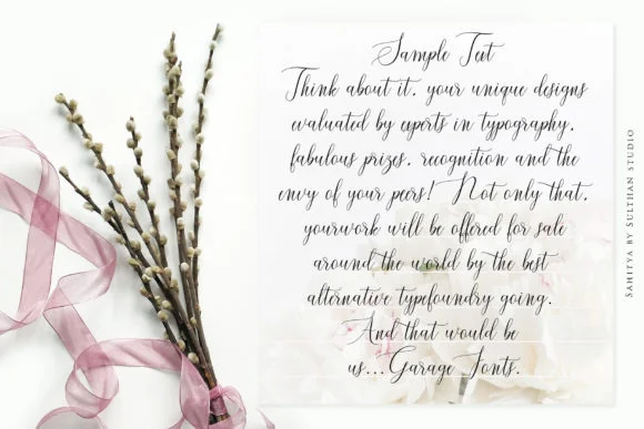 Sahitya Font by Sulthan Studio — Script Handwritten Font — thumbnail 4