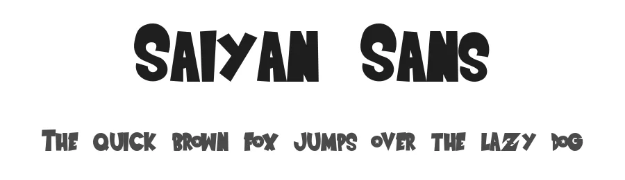 Saiyan Sans
