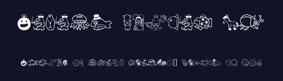 Sakabe Animal 02 by Takasakiyama — Dingbats Font — thumbnail 2