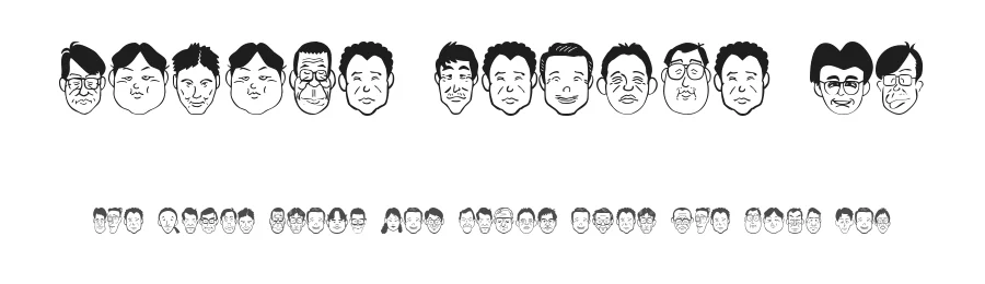 Sakabe People 03 by Takasakiyama — Dingbats Font