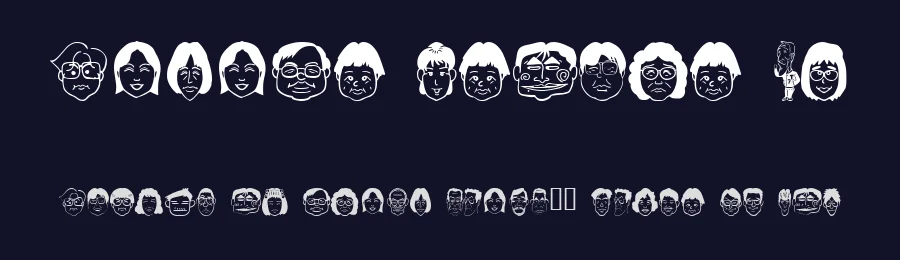 Sakabe People 05 by Takasakiyama — Dingbats Font — thumbnail 2