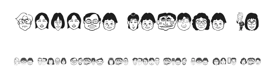 Sakabe People 05 by Takasakiyama — Dingbats Font