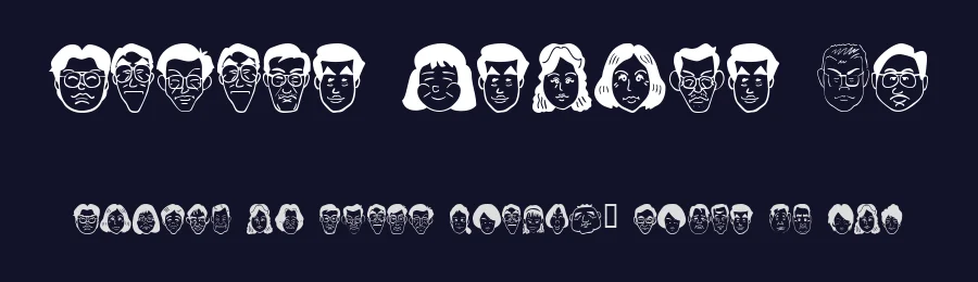 Sakabe People 06 by Takasakiyama — Dingbats Font — thumbnail 2