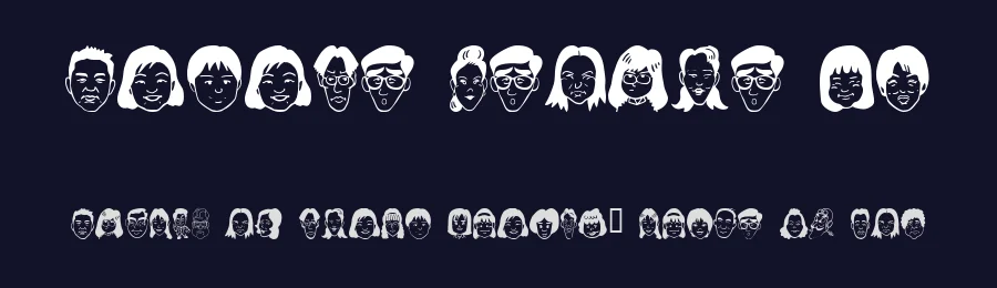 Sakabe People 07 by Takasakiyama — Dingbats Font — thumbnail 2