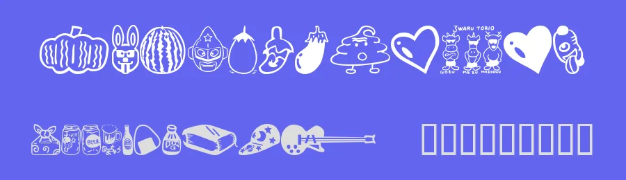 Sakabe Things 01 by Takasakiyama — Dingbats Font — thumbnail 3