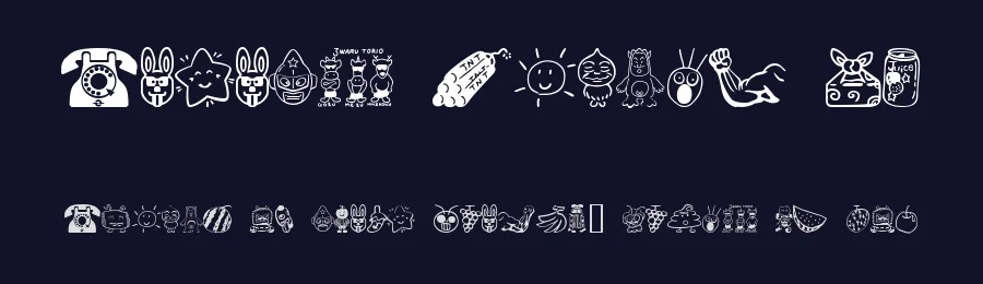 Sakabe Things 01 by Takasakiyama — Dingbats Font — thumbnail 2